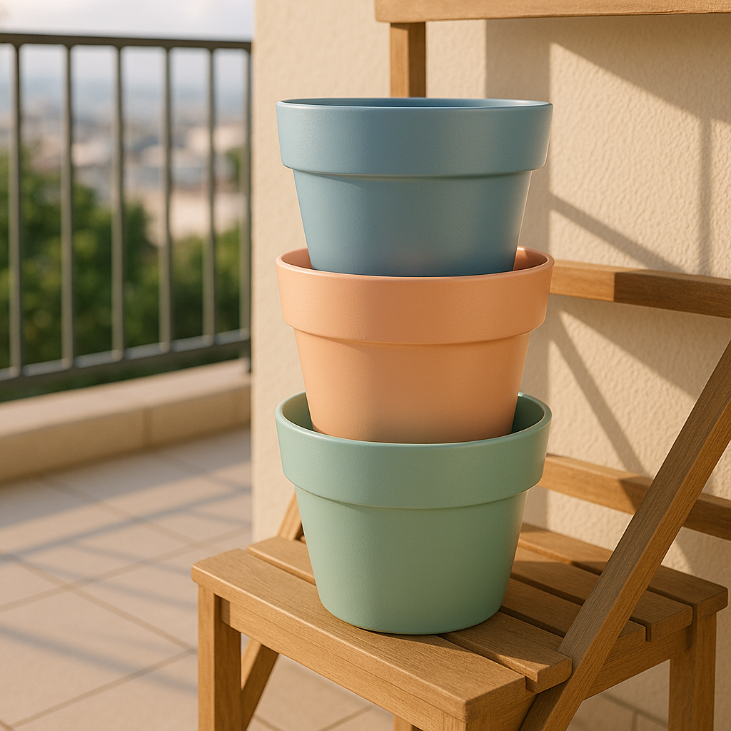 Plastic pots